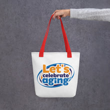 Load image into Gallery viewer, Let&#39;s Celebrate Tote bag
